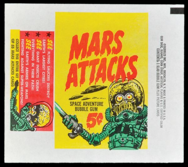 1962 Mars Attacks Five Cents